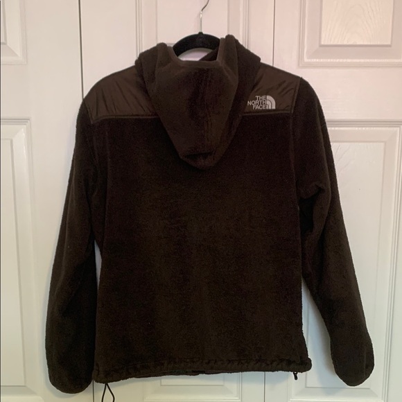 The North Face Brown Teddy Jacket with Hood - Picture 2 of 3